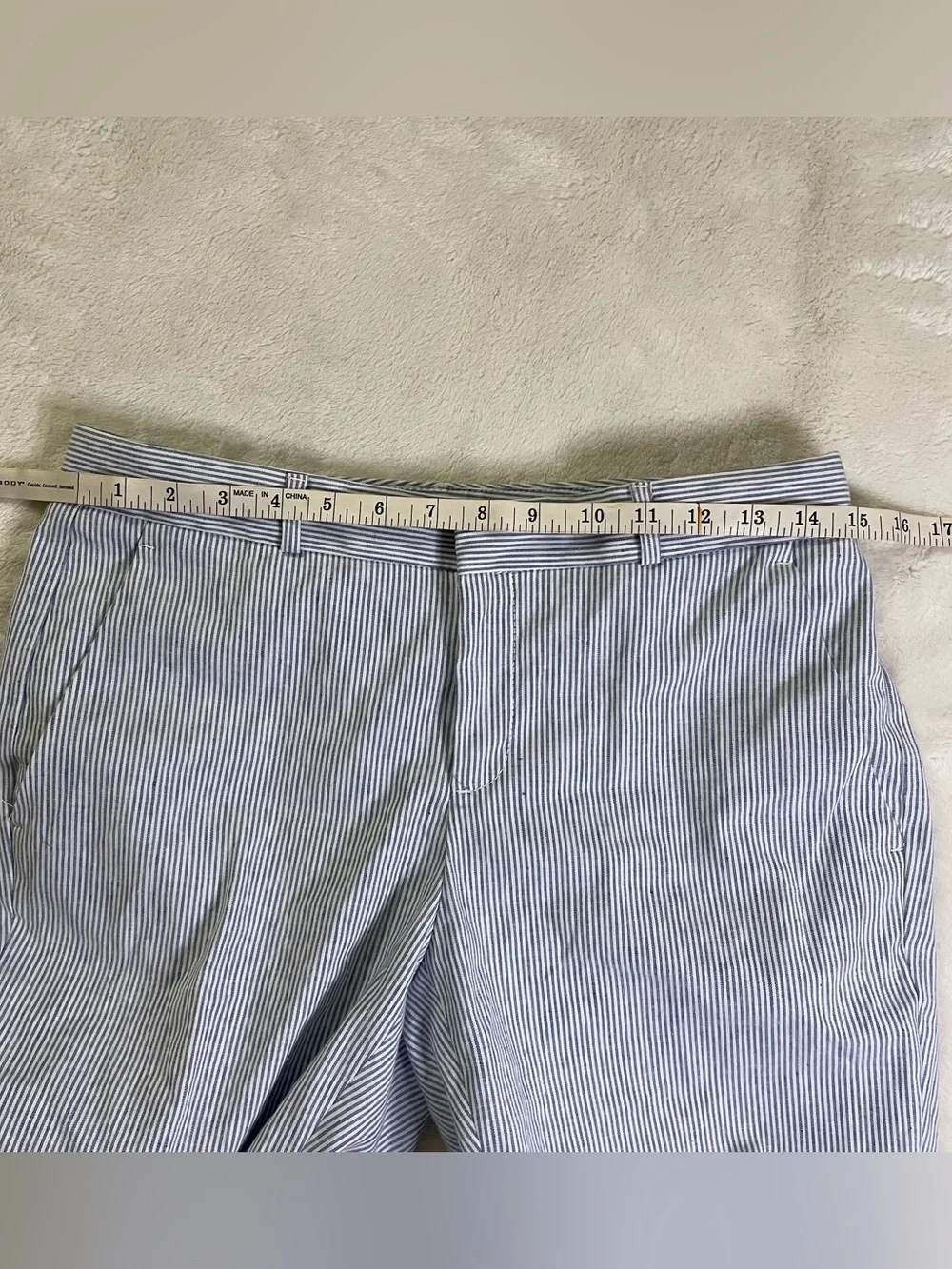 Banana Republic Avery Style Striped Business Slacks size 4 Petite